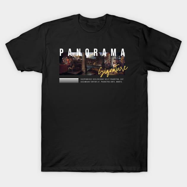 Panorama Art Artist T-Shirt by Tip Top Tee's